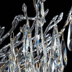 Citilux RITZ CL310121 Люстра хрустальная подвесная Хром