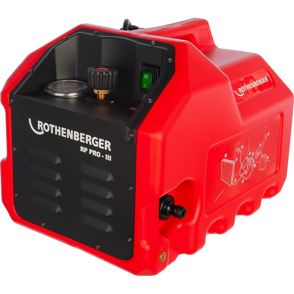 Электро испытательный насос Rothenberger RP PRO III с самовсасыванием