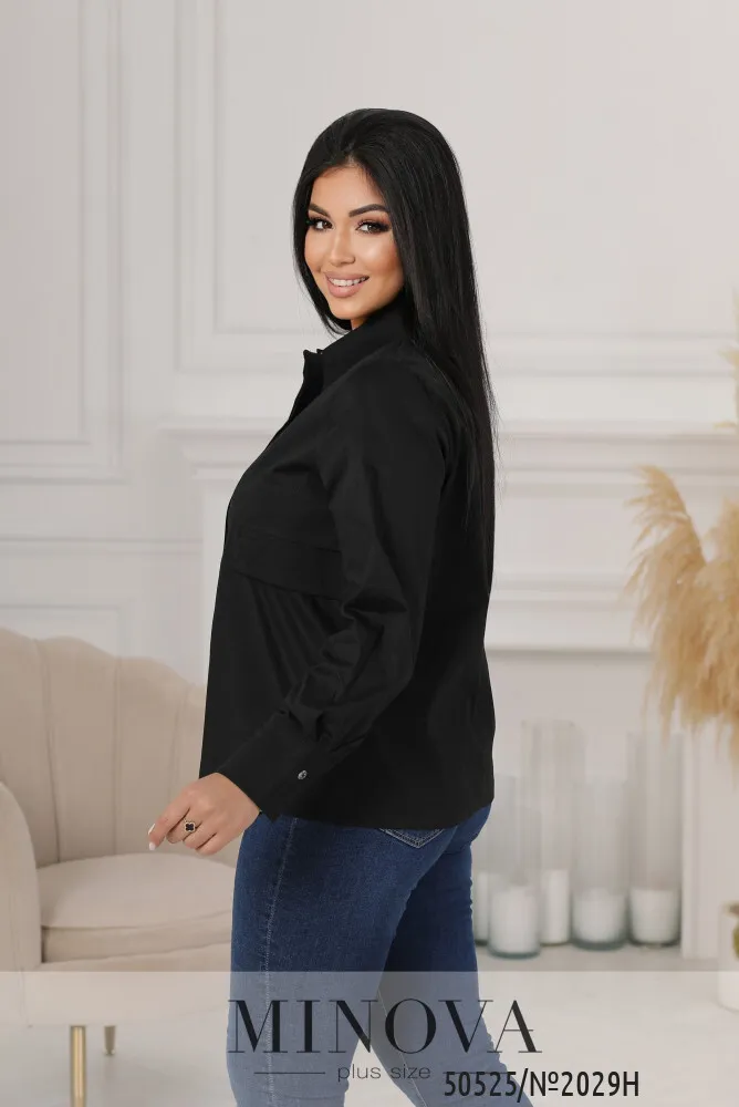Блуза 2029Н-черный Minova