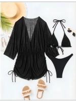 купальник раздельный 3 в 1 с завязками комбинезон и шорты