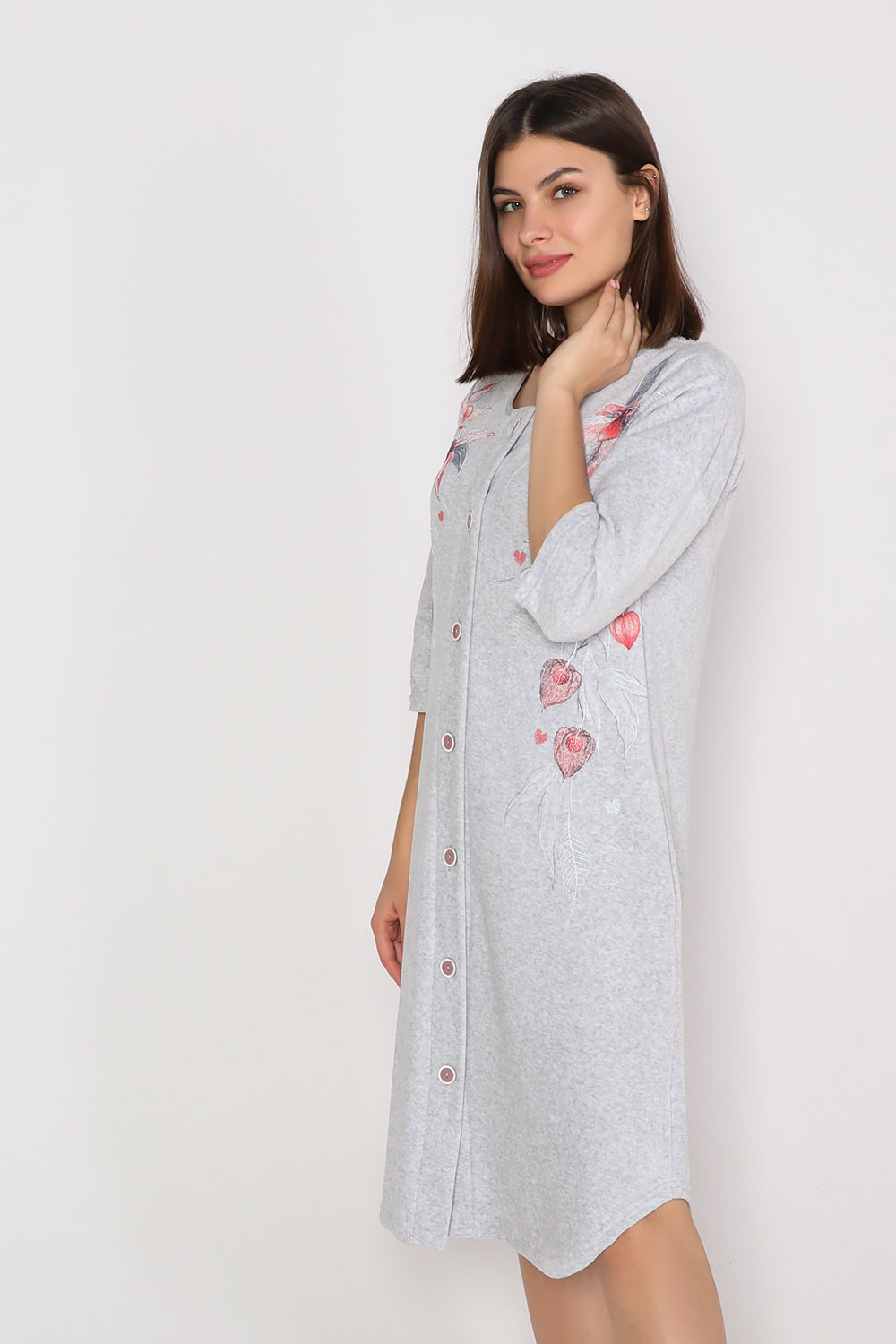 Халат "ФИЗАЛИС" модель Х 151 велюр