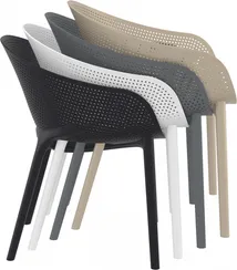 Стул пластиковый Sky Pro белый