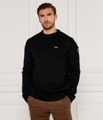 Шерстяной свитер Aeronautica Militare - черный(MA1530L546)