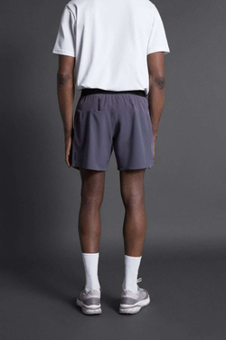 ZARA БАЗОВЫЕ СПОРТИВНЫЕ ШОРТЫ, СЕРО-СИНИЙ