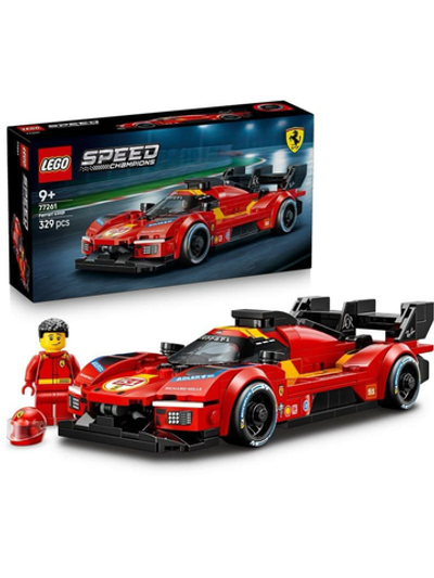Конструктор Лего Спид Чемпионс Ferrari 499P 77261 | LEGO Speed Champions Ferrari гоночный автомобиль 329 деталей | 9+