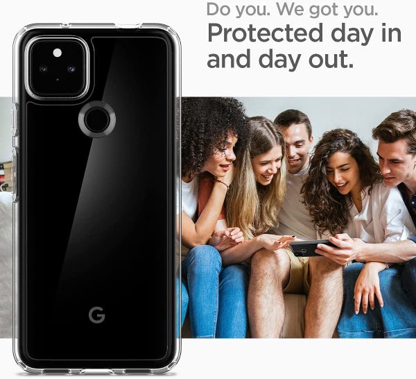 Чехол Spigen Ultra Hybrid для Google Pixel 5a 5G (2021) - Crystal Clear