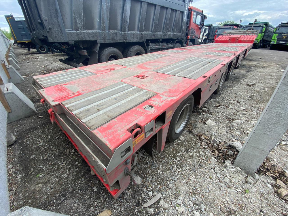 БЕРГЕР 9854* Полуприцеп тяжеловоз 4 оси 9854-0000050-04 (Раздвижной)