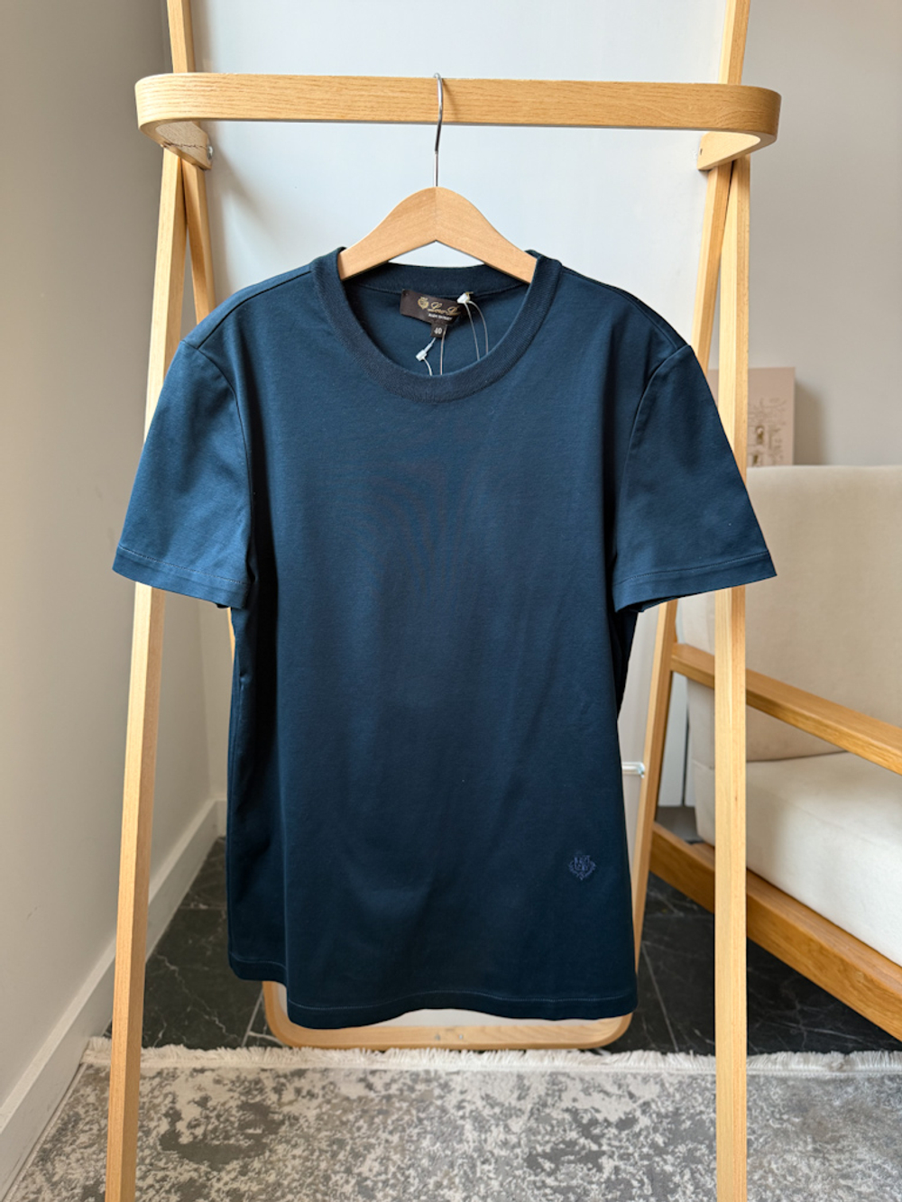 Новая хлопковая футболка Loro Piana, XS