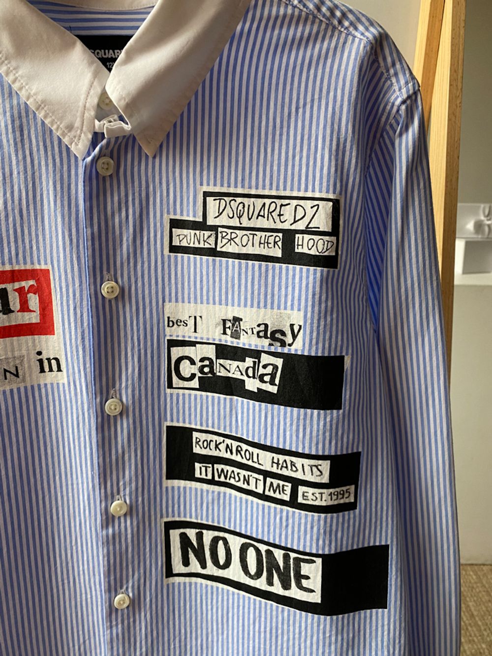 Хлопковая рубашка Dsquared2, 152