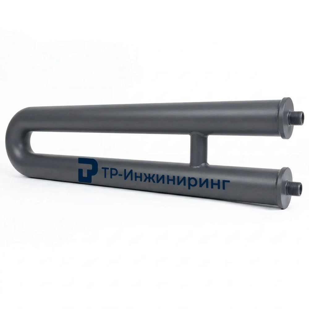 Регистр отопления РЗП-2x57x3,0-3000 двухрядный змеевиковый с плоскими заглушками