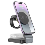 CQ3 Motorcycle folding 3-in-1 magnetic wireless fast charger