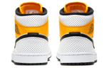 Air Jordan 1 Mid 'Perforated White University Gold' Women's