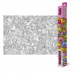 Раскраска А1 ГеоДом Большая раскраска. Дудл. Сладости