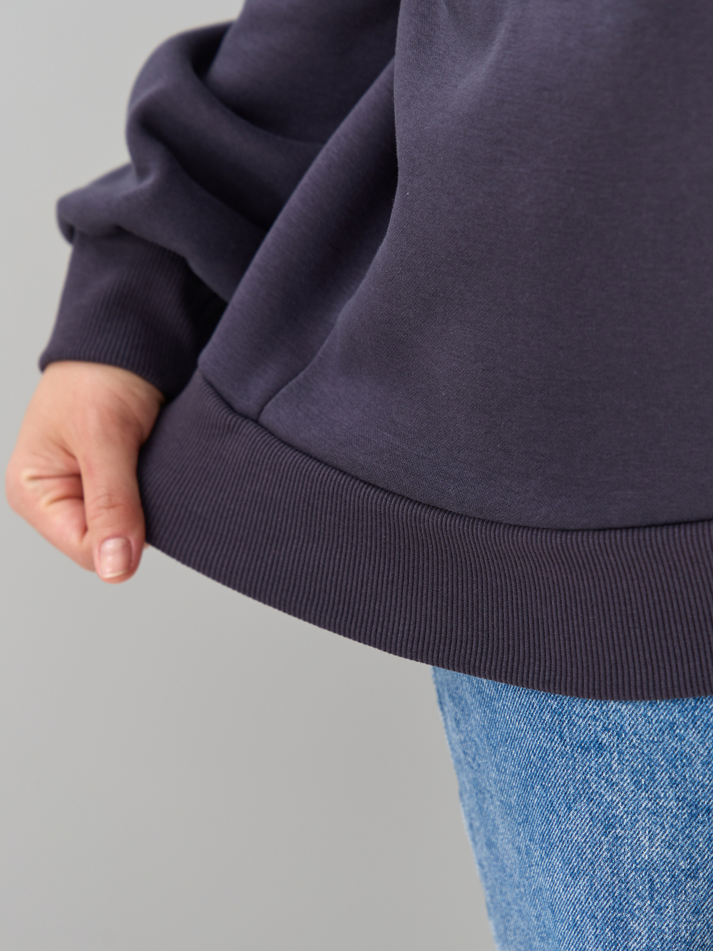 Толстовка Кис-090/антрацит-п