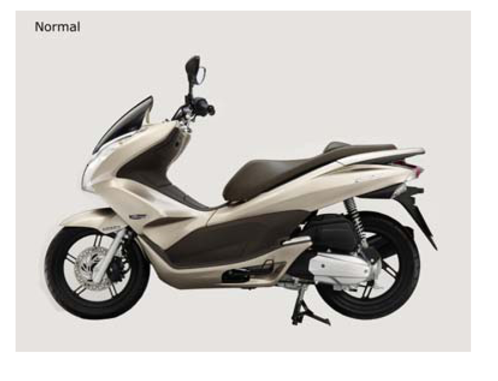 64502-KWN-902ZE. COVER, L. FR. *YR301M*, Light Brown. Honda PCX.