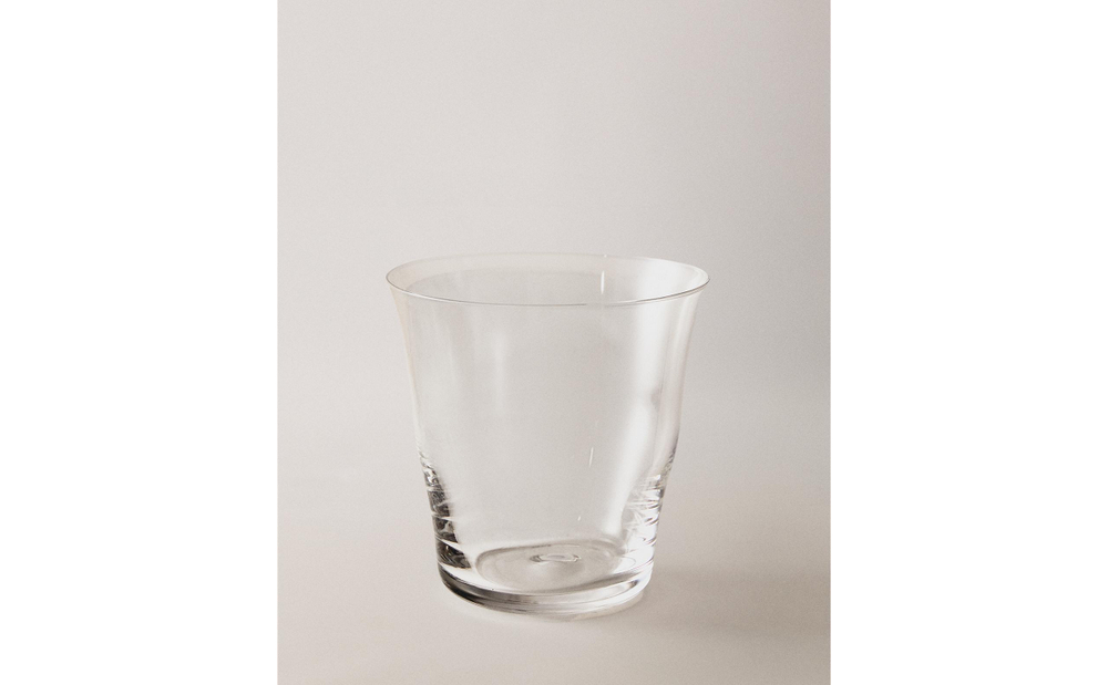 Zara Home стакан из стекла, цвет прозрачный, 10 см · 0274/401