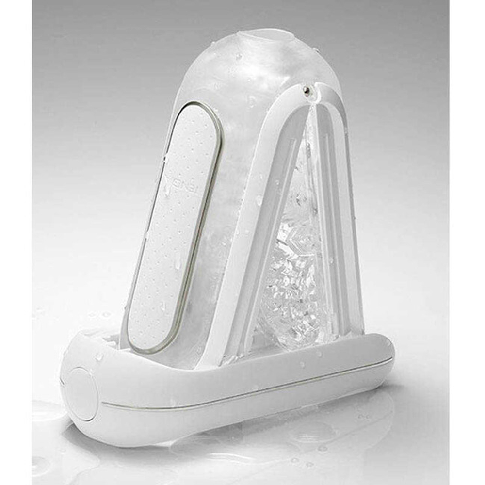 Мастурбатор с вибрацией Tenga Flip Zero, белый (Цвет: белый)