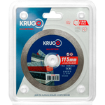 Диск алмазный сплошной KRUGO MASTER по бетону 115х1,8х22,23х10mm, 81081150275