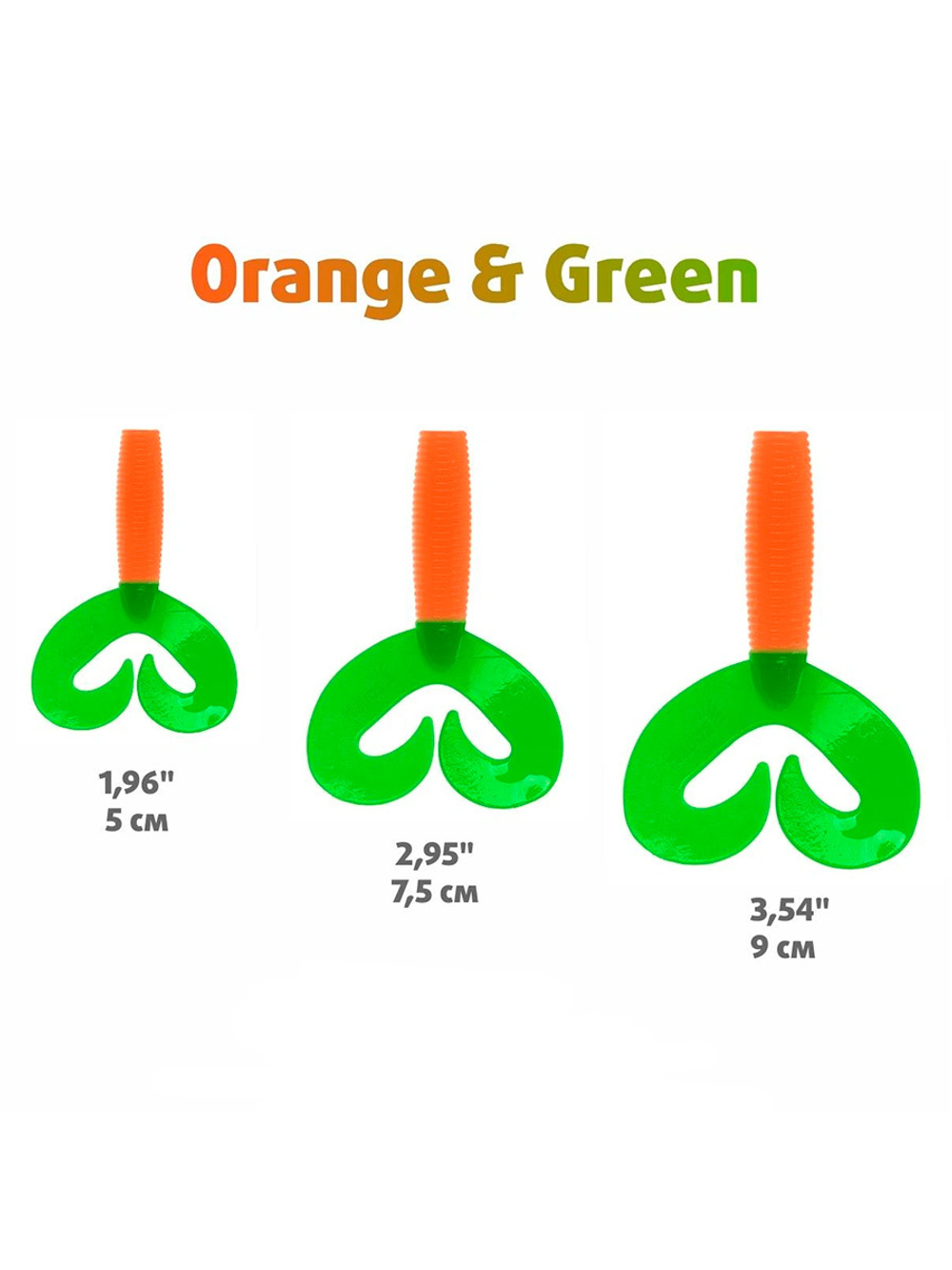 Твистер Helios Credo Double Tail 2,95"/7,5 см Cola 7шт. (HS-12-045)