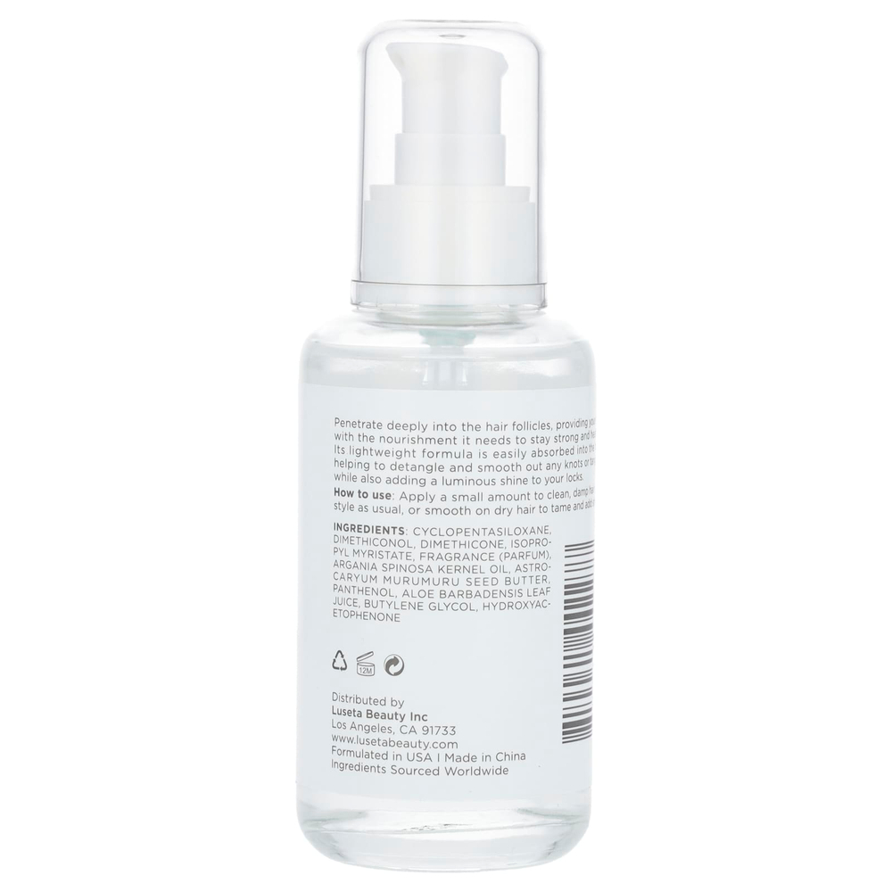 Luseta Beauty, Tangle Free, сыворотка для блеска волос, для всех типов волос, 100 мл (3,38 жидк. унции)