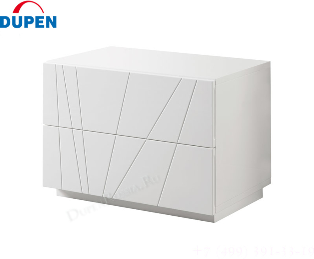 Тумба прикроватная DUPEN (Дюпен) М-137 OCEAN белая