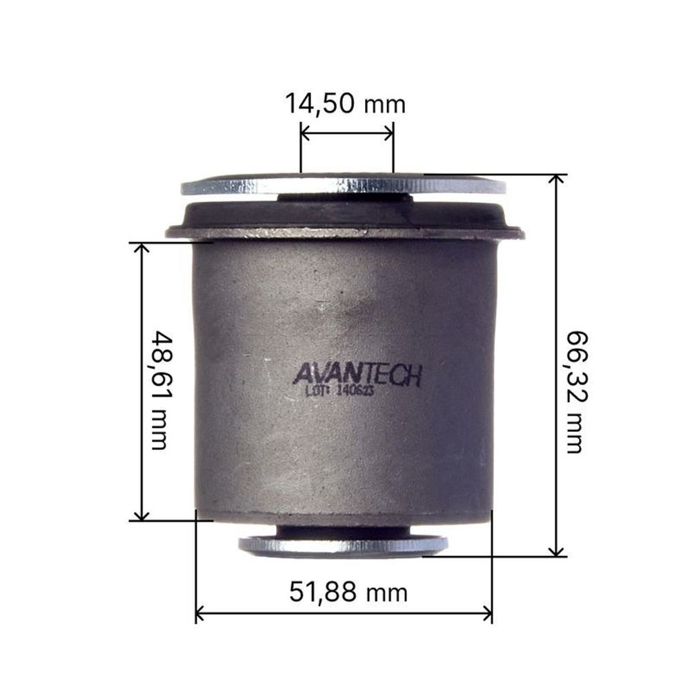 Сайлентблок переднего верхнего рычага Avantech ASB0196