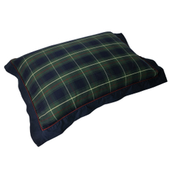 Постельное белье 2 спальное евро макси Casual Avenue Kingston Green Tartan зеленое наволочка