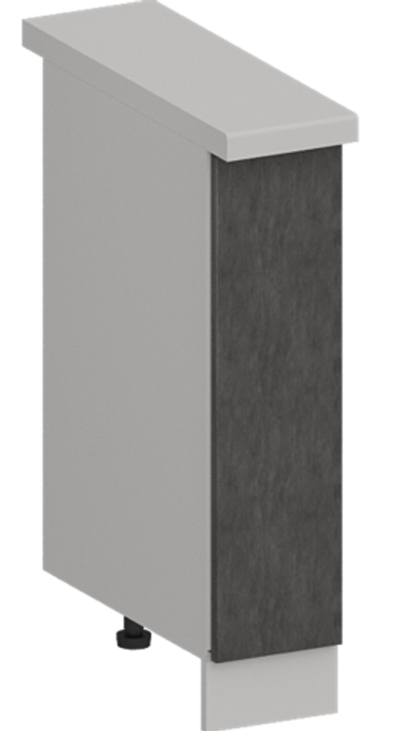 Кухня Модуль ШН 200 Белый / Бетон