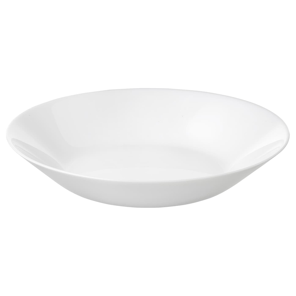 IKEA OFTAST  (ИКЕА ОФТАСТ)  -  Глубокая тарелка, белая, 20 см