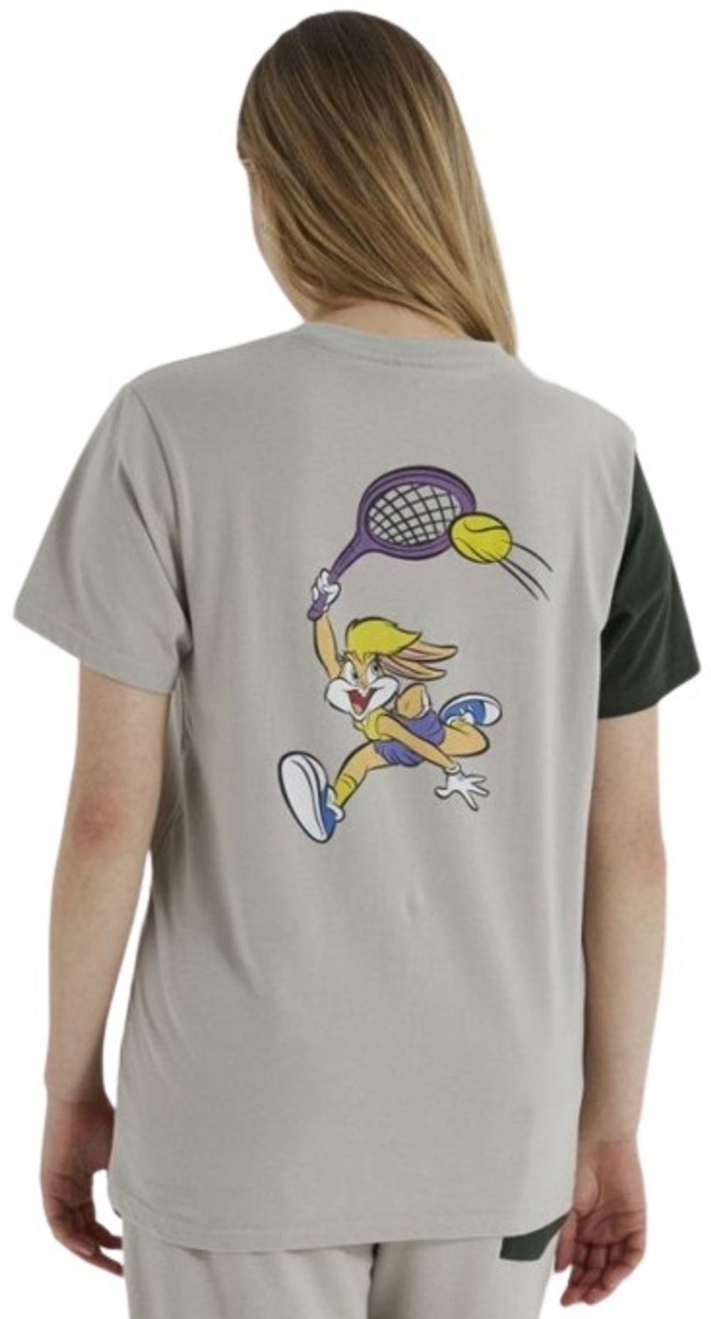 Женская теннисная футболка Ellesse Tweetood Oversized T-Shirt - light grey