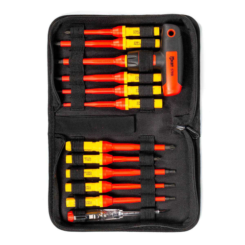 Набор диэлектрических отверток НИО-4412-Т серия ПРОФИ КВТ