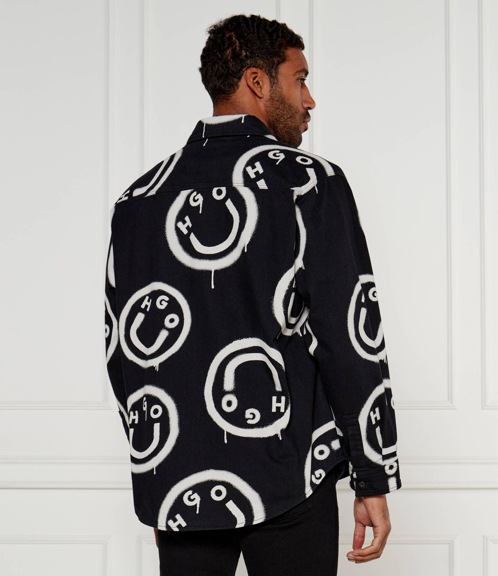 Джинсовая куртка Ebolt Hugo Blue - черный(50527968)