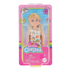 Barbie - Club Chelsea Doll в платье с радужным узором HGT02