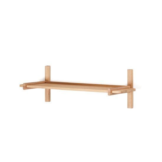 Модульная полка Sitra 1 полка из массива дуба с натуральной отделкой 90 см