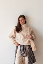 Анорак Арктика  для беременных и кормящих, Латте