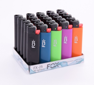 зажигалка Фокс 50шт/уп