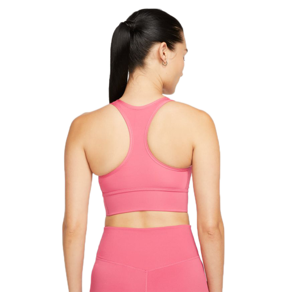 ТОП теннисный Nike Dri-Fit Swoosh Long Line Bra W - archaed pink/black