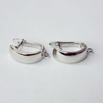 Ювелирные швензы, английский замок, родий, люкс фурнитура