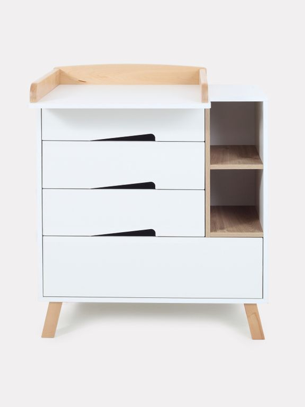 Комод пеленальный Rant Lago Pro 800/4 с органайзером Cloud white