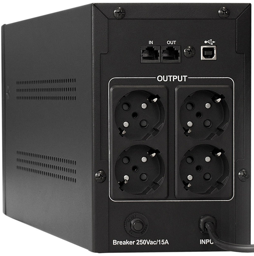 Источник бесперебойного питания  Exegate SpecialPro UNB-2000.LED.AVR.EURO.RJ.USB
