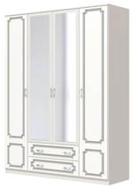 Шкаф ШР-4 платье и бельё с зеркалом Лак