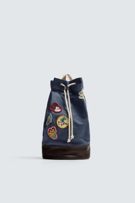 ZARA X DISNEY РЮКЗАК-МЕШОК, СИНИЙ