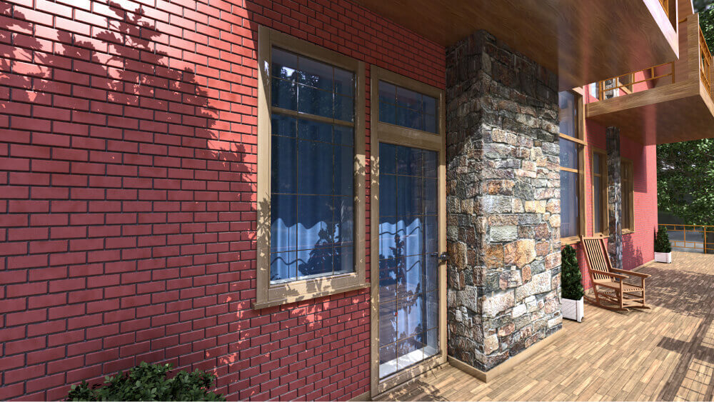 Кирпич Керма гладкий Бордо 1 НФ