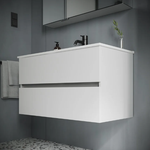 Тумба подвесная SANCOS Urban 790х450х550, c двумя ящиками оснащенными доводчиками, белый глянец , арт. UR80W
