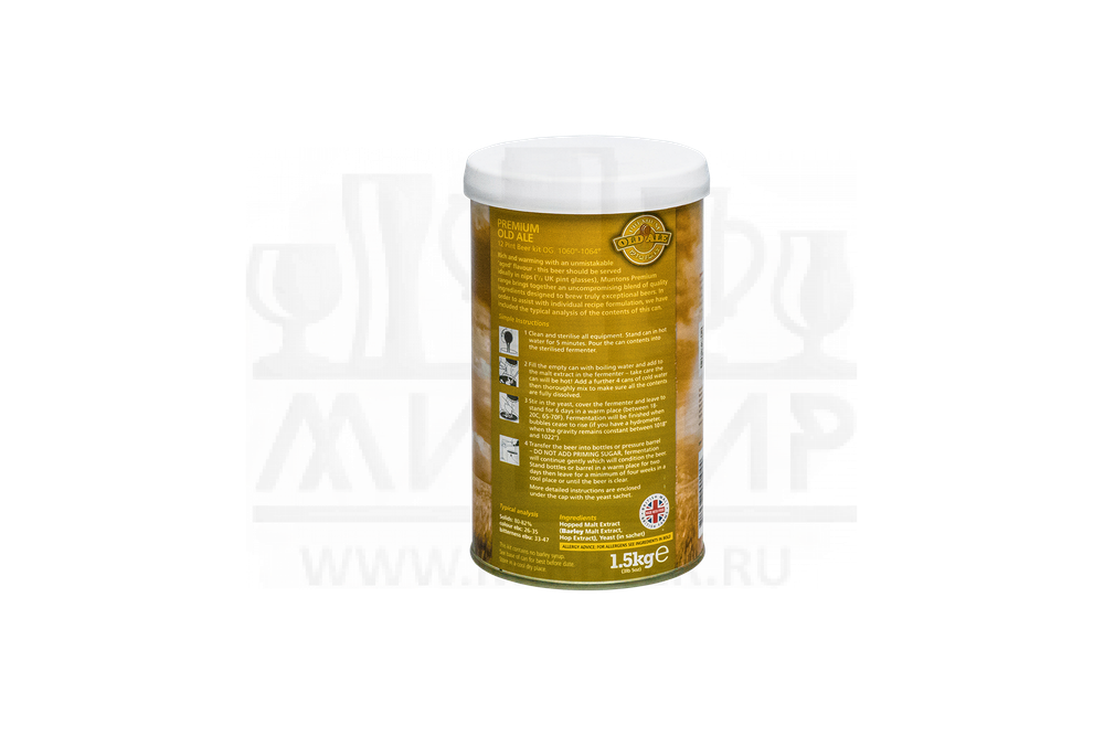 Солодовый экстракт Muntons "Old Ale", 1,5 кг