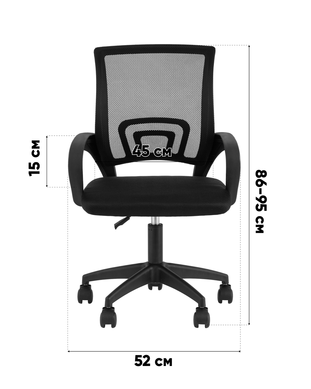 Кресло офисное TopChairs Simple SN серый