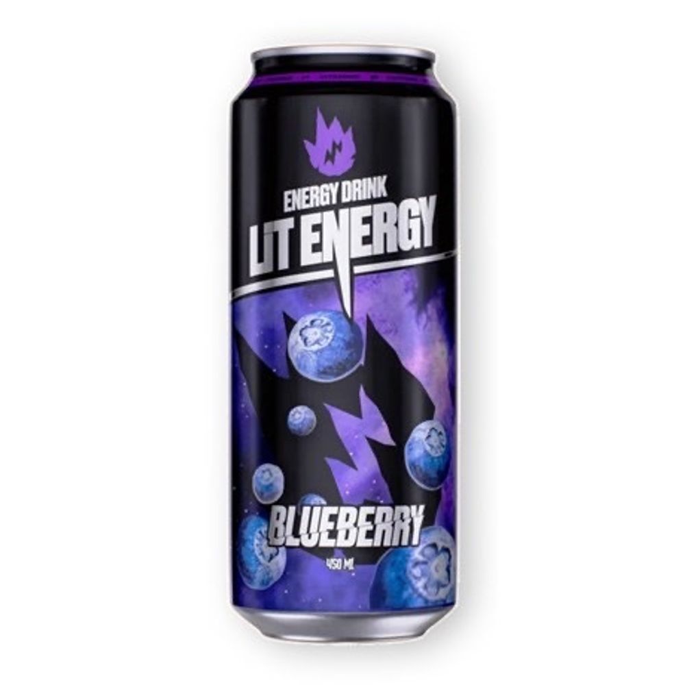 Энергетик LIT ENERGY - Черника, 450 мл