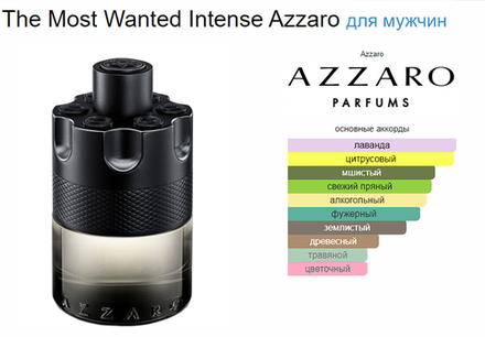 Azzaro The Most Wanted Intense 100 ml (duty free парфюмерия)
