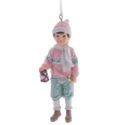 GAEM Изделие декоративное подвесное "Девочка/Мальчик", L5 W4 H11,5 см, 6в.