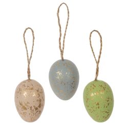 GAEM Набор из 6-ти изделий декоративных подвесных "Яйцо" (3,5*5,5), L13 W4 H14 см